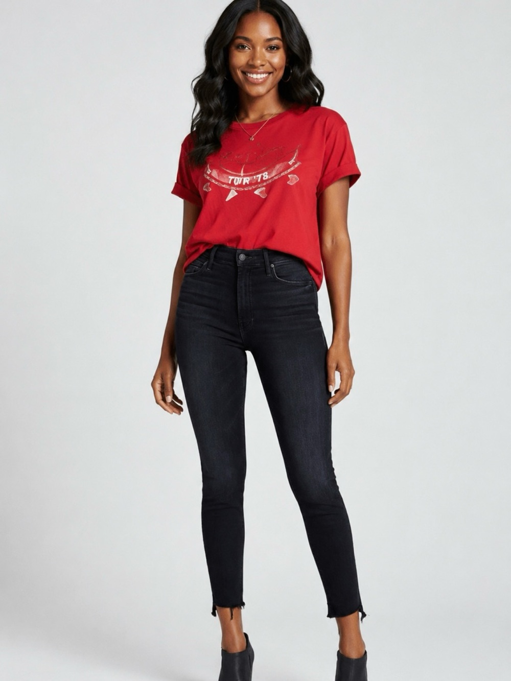 MOTHER Denim Stunner Zip Two Step Fray
Size 26